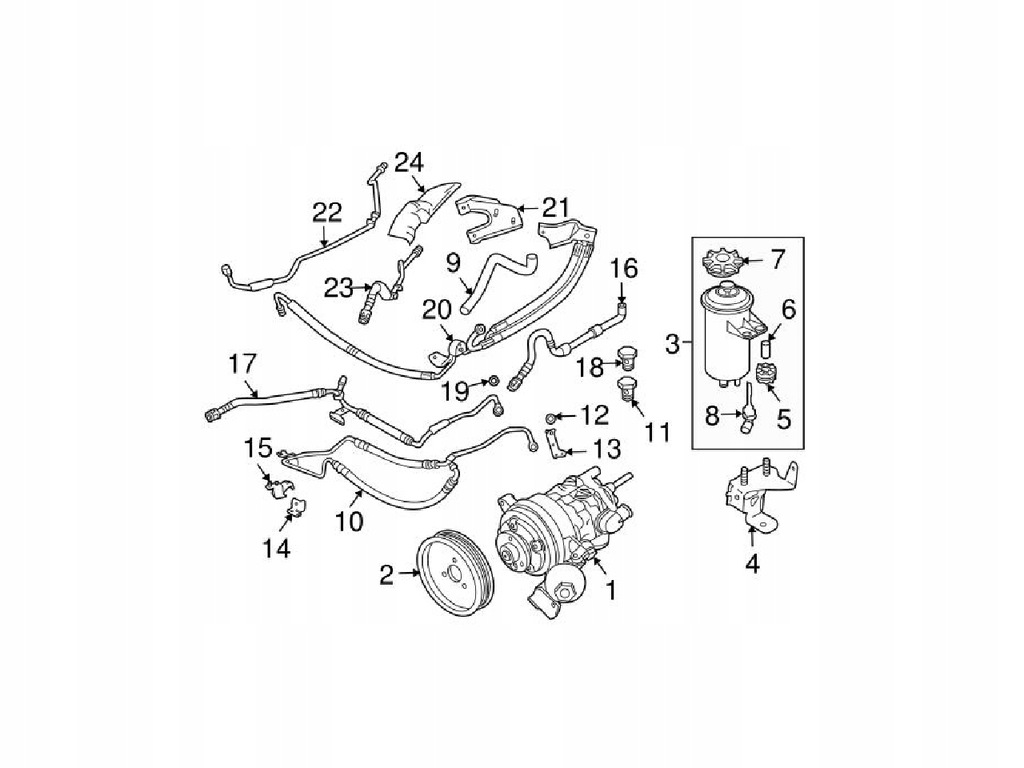 фото №7, Power кермо reservoir cap compatible with bmw 7 e38