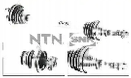 Купити Привідний вал ліва перед dk55.009 snr dacia renault logan