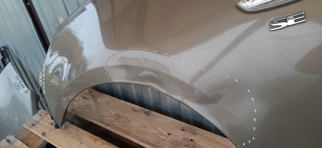 фото №9, Крыло левый перед opel zafira c лак 41e 12-16