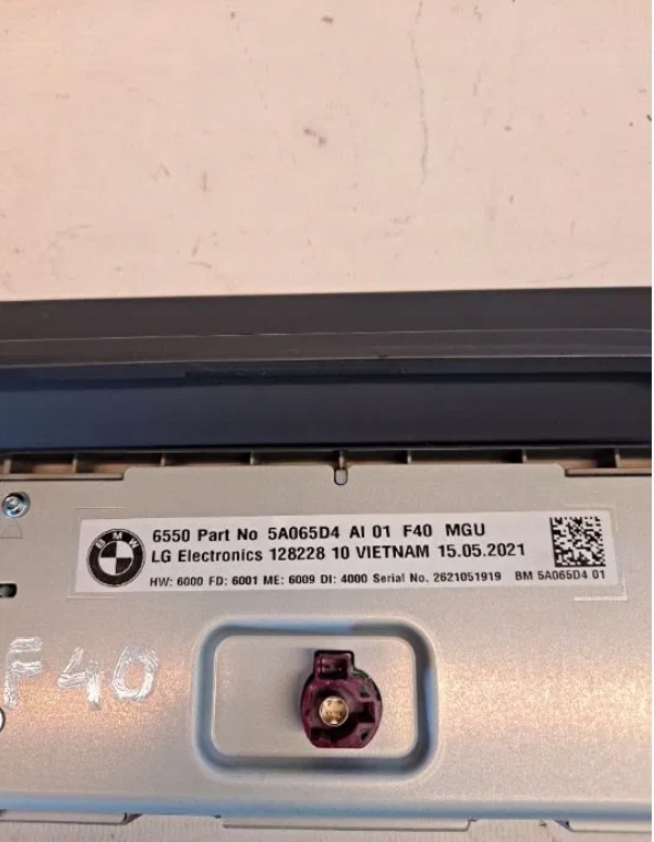 фото №7, Экран дисплей навигации bmw 1 f40 5a065d4