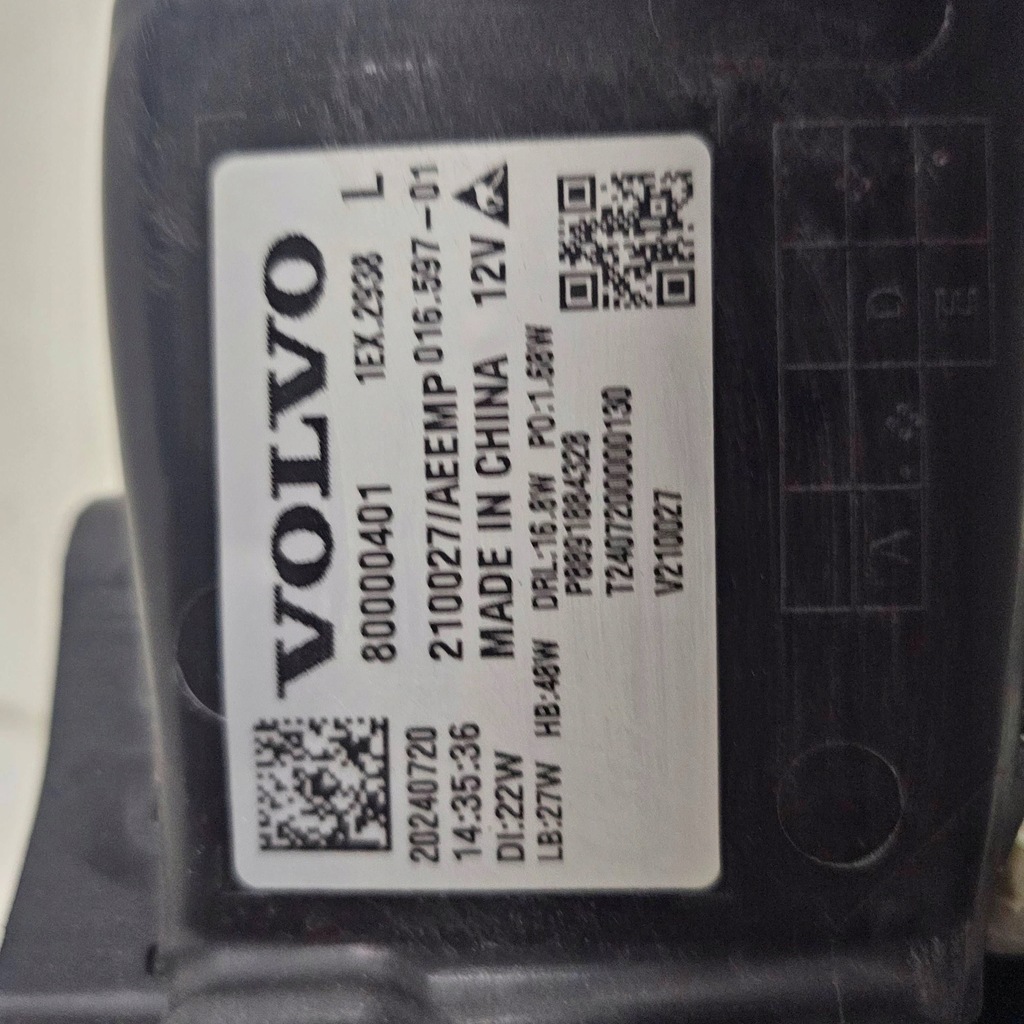 фото №13, Лампа ліва перед передня volvo ex30 ex-30 full led 20240720