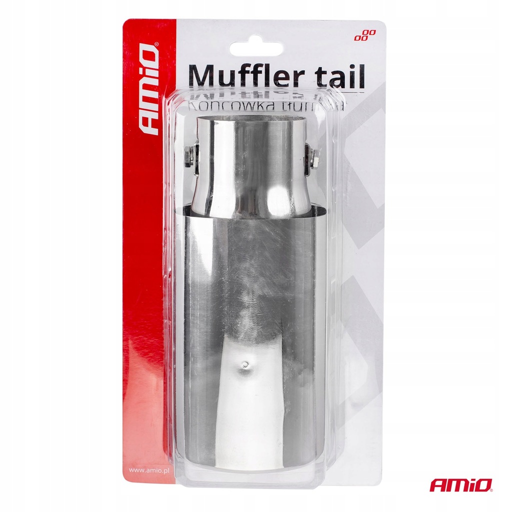 фото №7, Наконечник вихлоп глушника накладка na гасник хром сталь нержавіюча mt 015