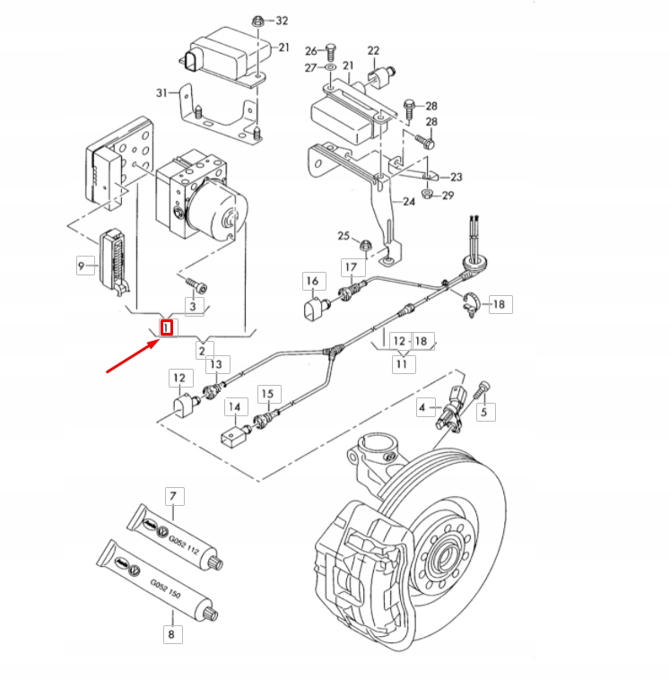 фото №7, Vw golf vi 5k1 mk6 abs управление unit 1k0907375ba