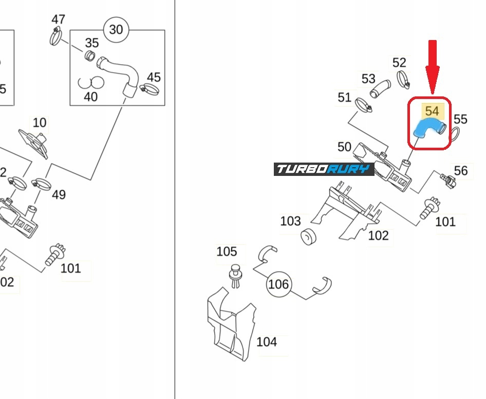 фото №7, Шланг turbo інтеркулер smart fortwo 450 0.8 cdi