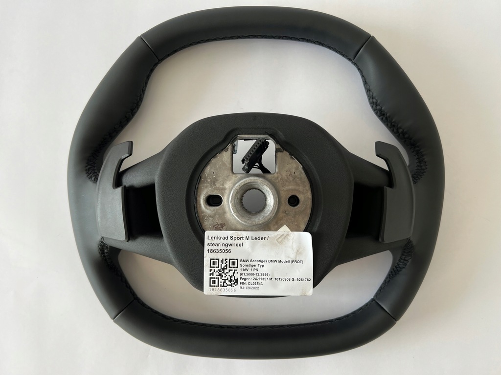 фото №6, Bmw ix i20 повітропровід шкіра керування пелюстки перемикання jak nowa оригінал bmw