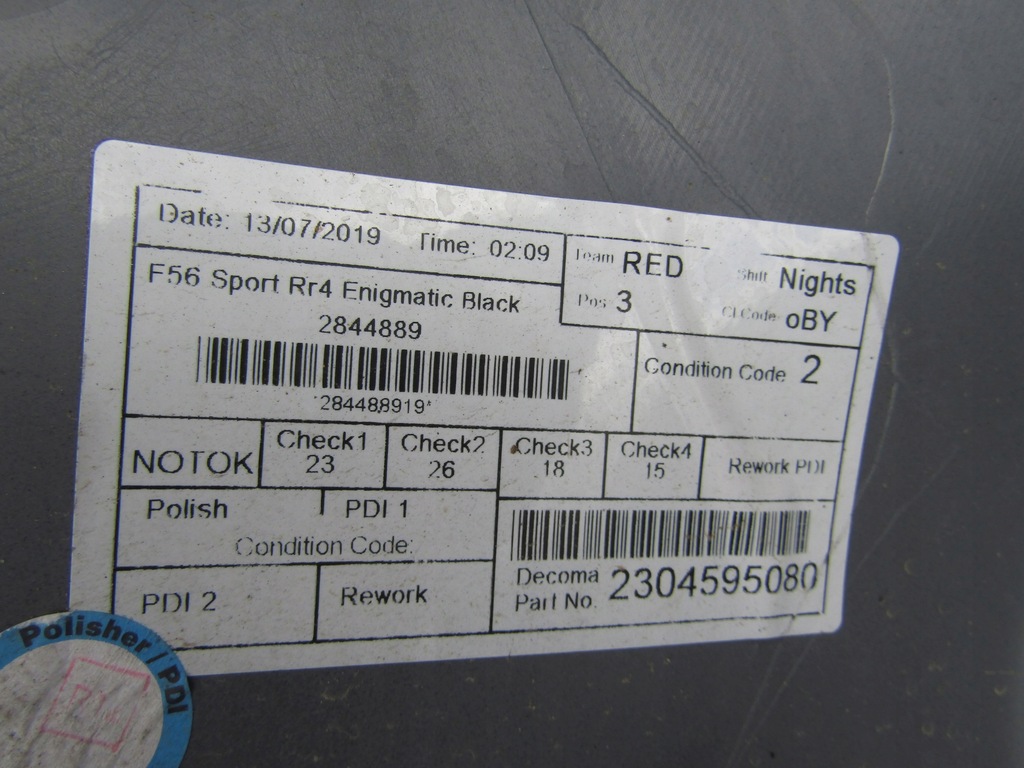 фото №9, Mini оригинальный номер 7343614 бампер