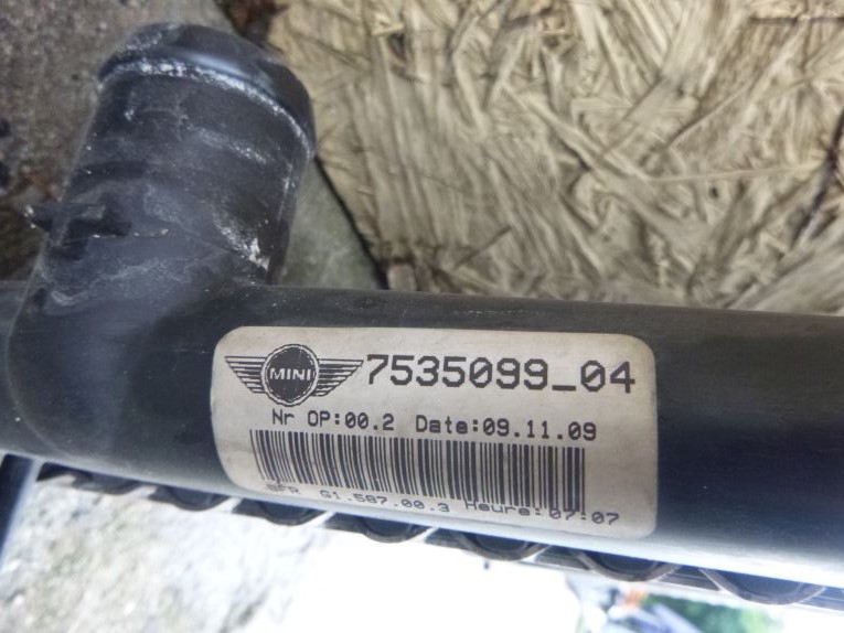 фото №3, Mini оригинальный номер 7535099 радиатор wody