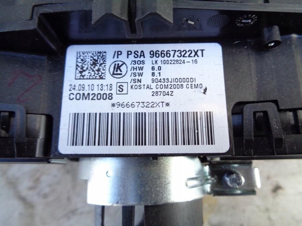 фото №6, Переключатель комбинированный лента peugeot 3008 i t84