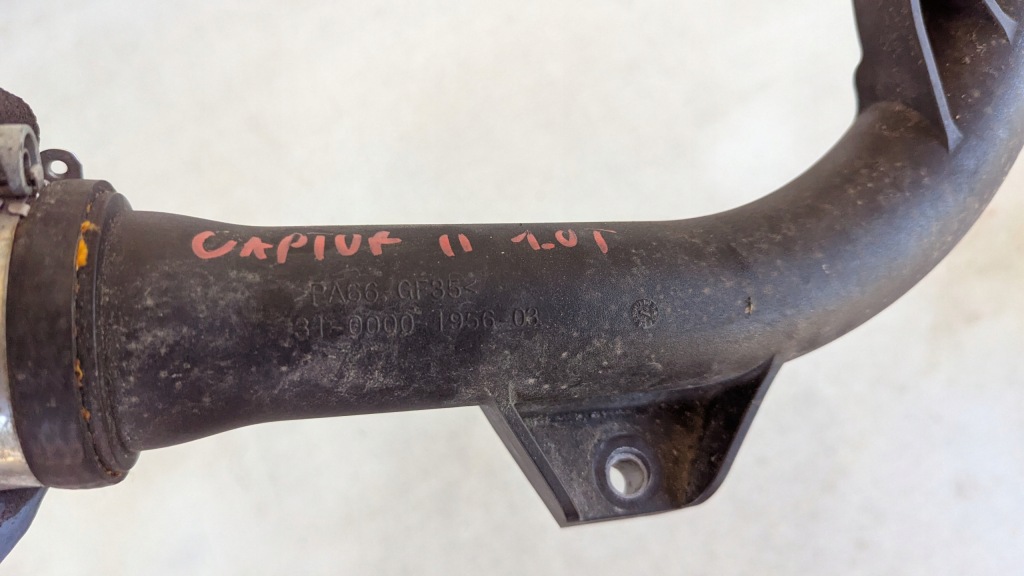 Труба шланг впускний renault captur ii 1.0 tce Оригінал