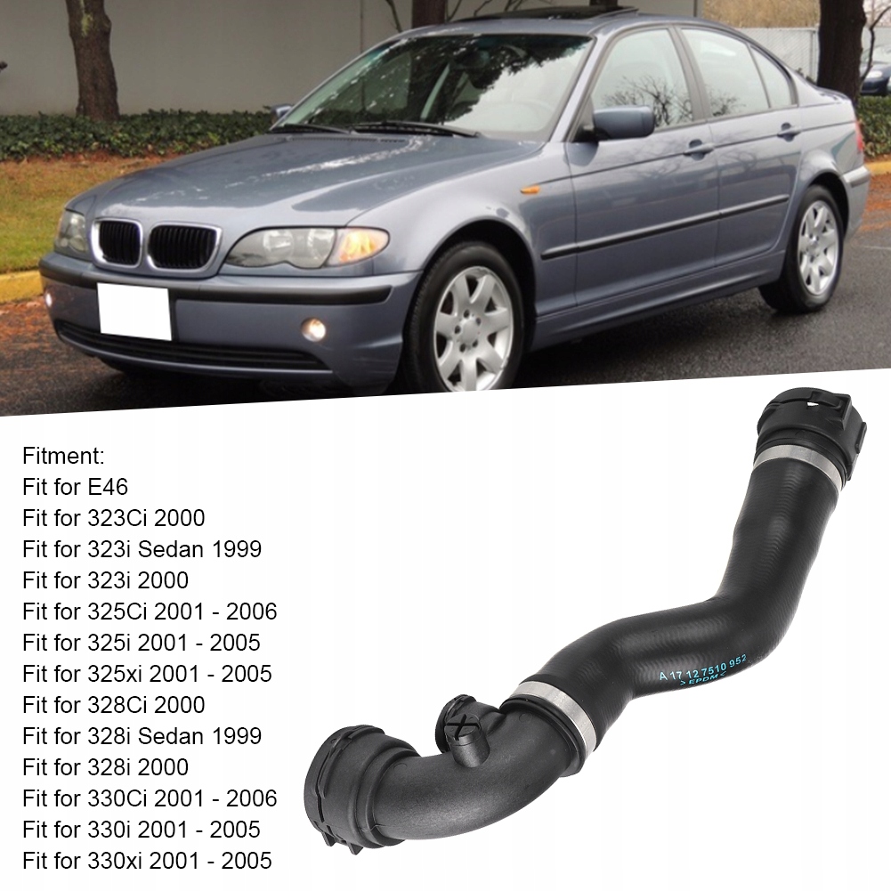 фото №7, Wąż радіатора охолоджуючий 11531436406 вставка do e46 320 323 325 ro