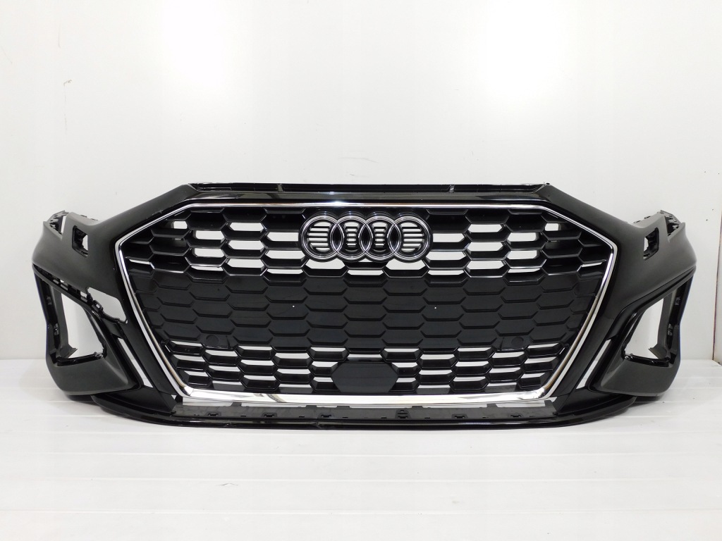 фото №1, Audi a3 8y s line бампер перед передний решётка радиатора