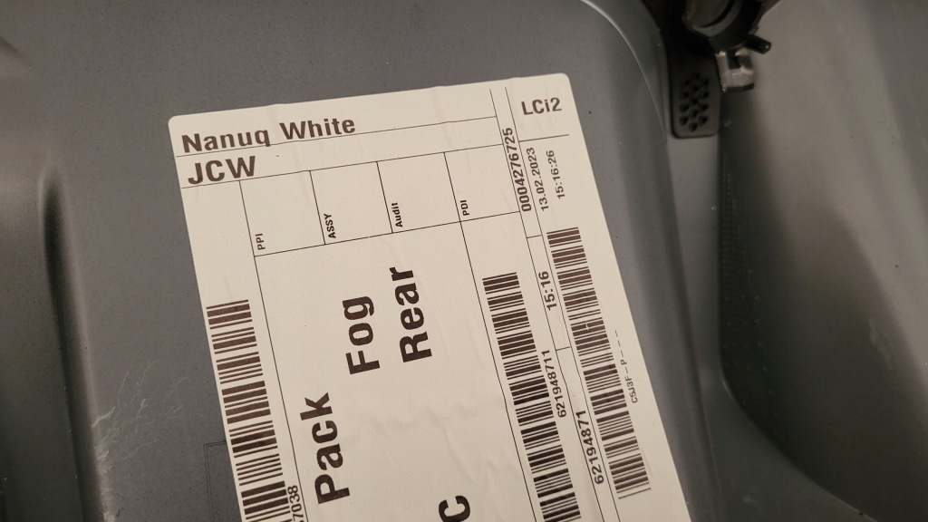 фото №9, Бампер задний задняя mini f55 jcw lift lci 5-дверь