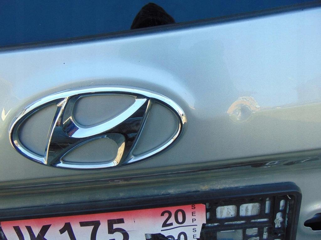 фото №7, Крышка багажника багажника задняя hyundai santa fe ii серебристая