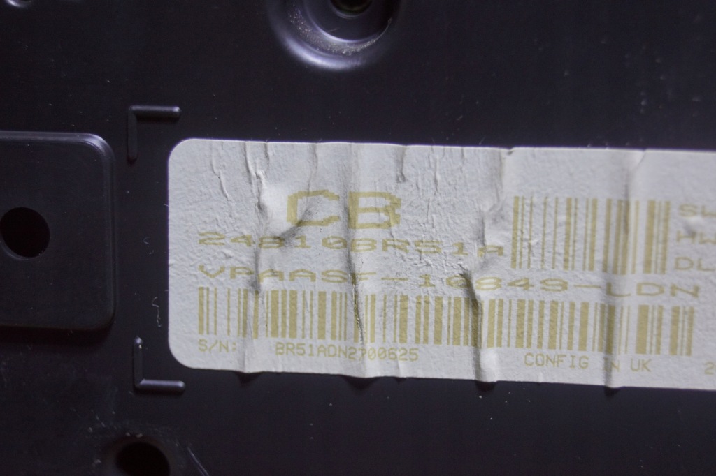 фото №11, Лічильник прилади nissan qashqai j10 24810br51a