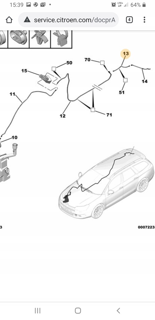 фото №5, Шланг распылителя citroen c-5 iii kombi крышка багажника