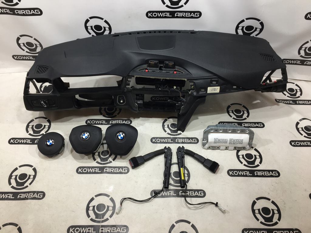 фото №1, Bmw 3 f30 f31 f34 приборная панель консоль подушка безопасности натяжители