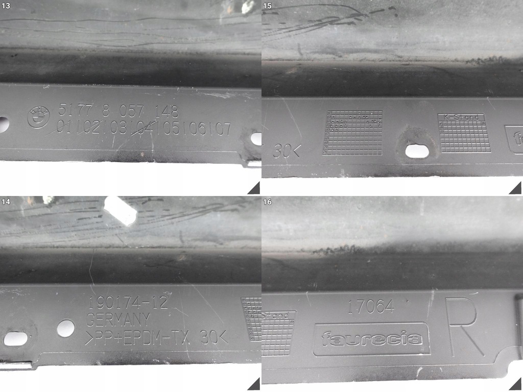 фото №11, Bmw 3 gt f34 m-pakiet gran turismo 13-21 lift/lci поріг молдинг накладка r