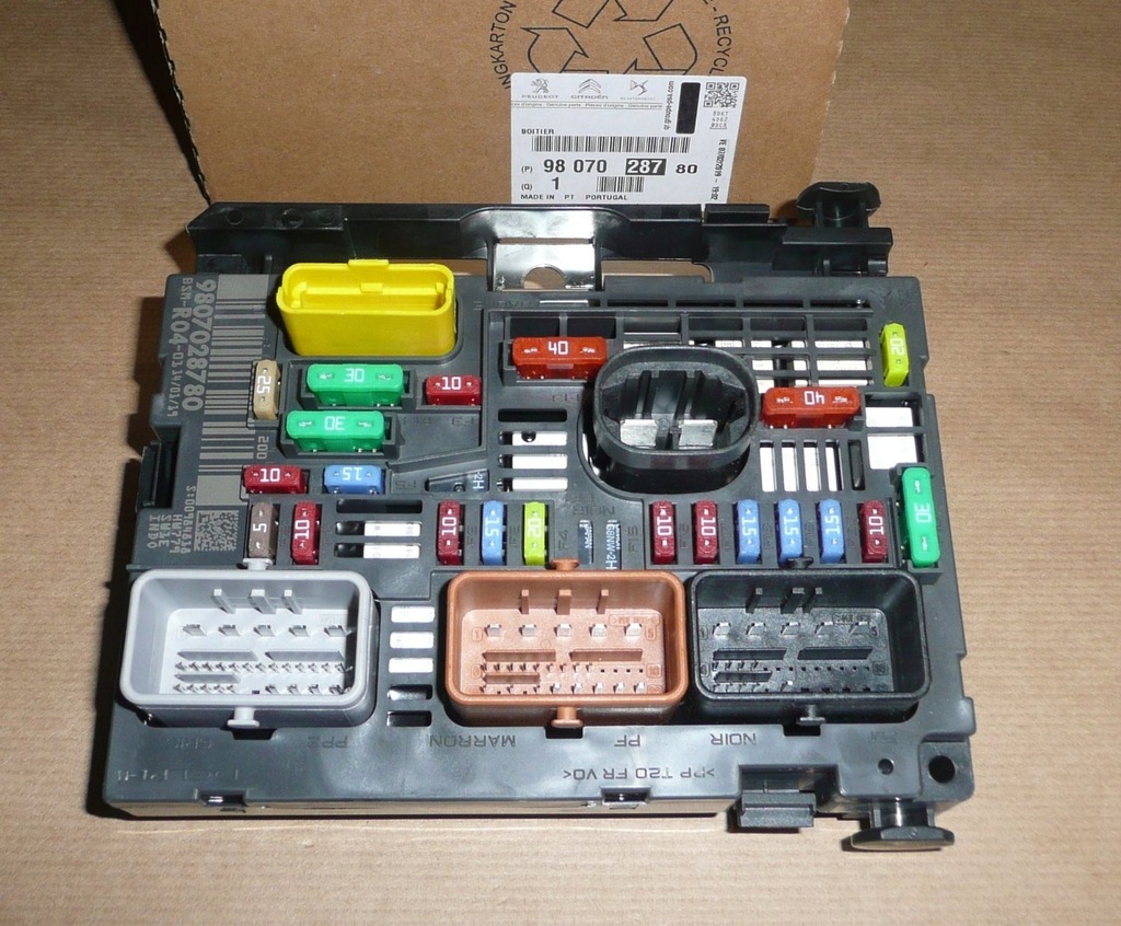 фото №1, Citroen berlingo iii коробка модуль bsm 9807028780