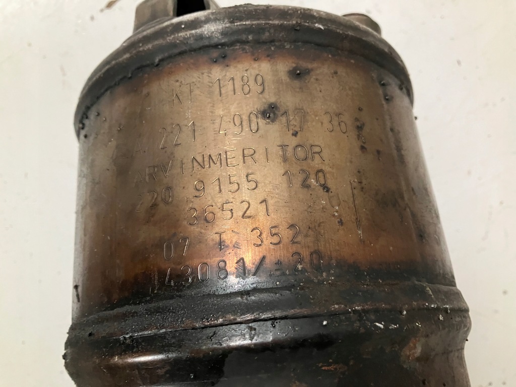 фото №6, Корпус фильтр dpf катализатор 3.0 cdi 642 mercedes s klasa w221 a2214901736