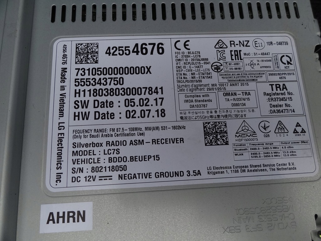 фото №4, Opel astra v k 18 дисплей радио экран 42578321