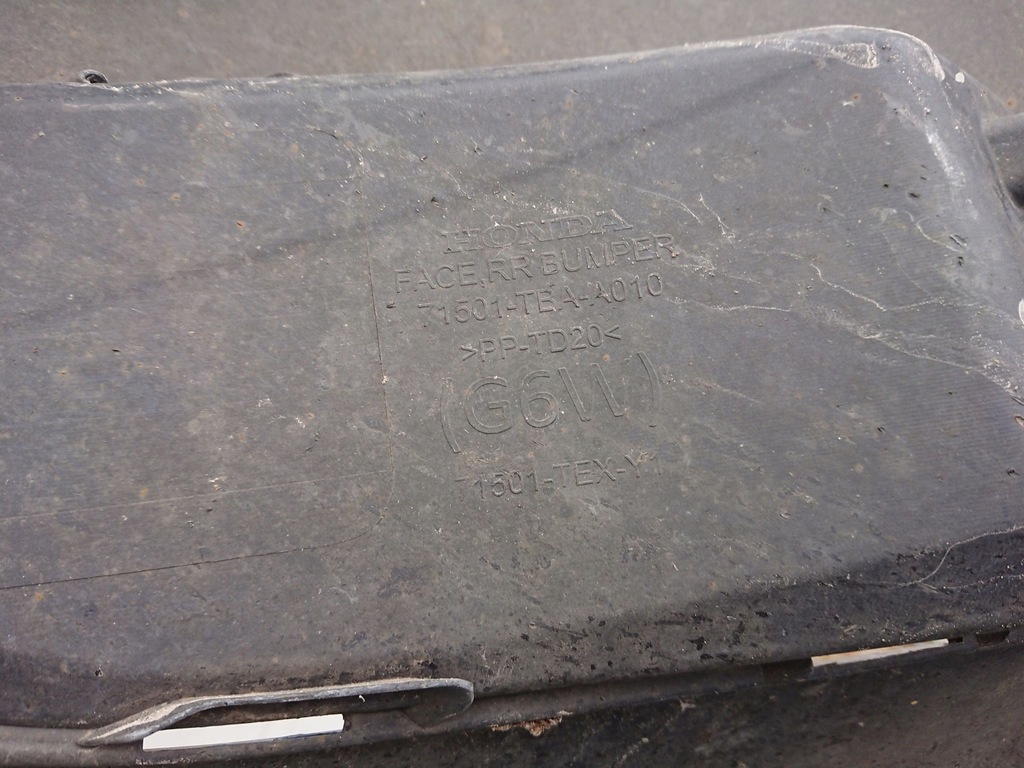 фото №13, Honda civic x 10 sedan 16- бампер задній задня