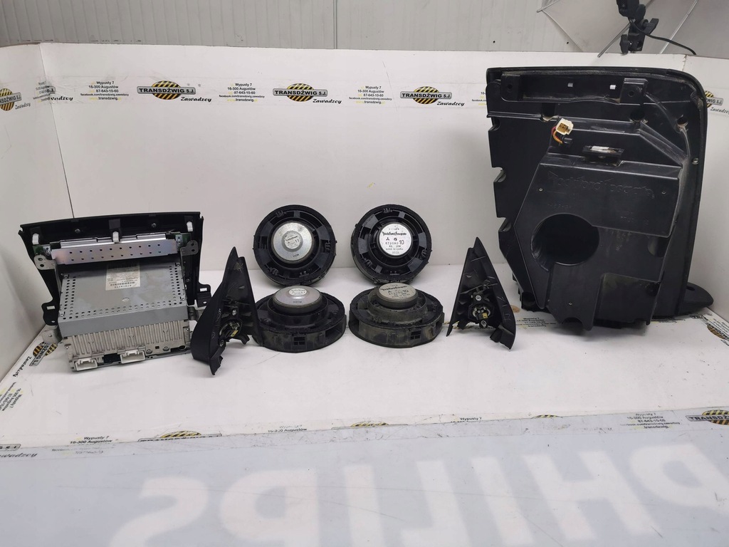 фото №7, Динамики+ радио комплект mitsubishi outlander 2008 8720a012 8701a270 all/w/d