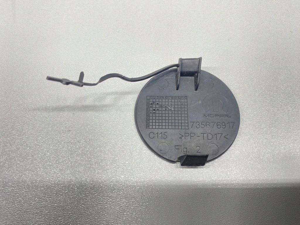 фото №2, Заглушка крышка бампера фаркоп перед jeep renegade 2018-