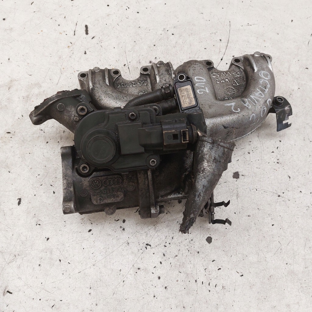 фото №9, Skoda octavia 2 ii 2,0tdi коллектор egr датчик