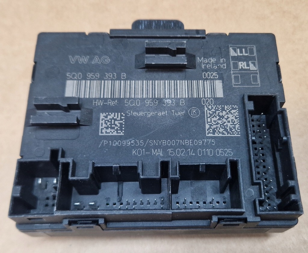 фото №1, Модуль двері 5q0959393b vw skoda оригінал