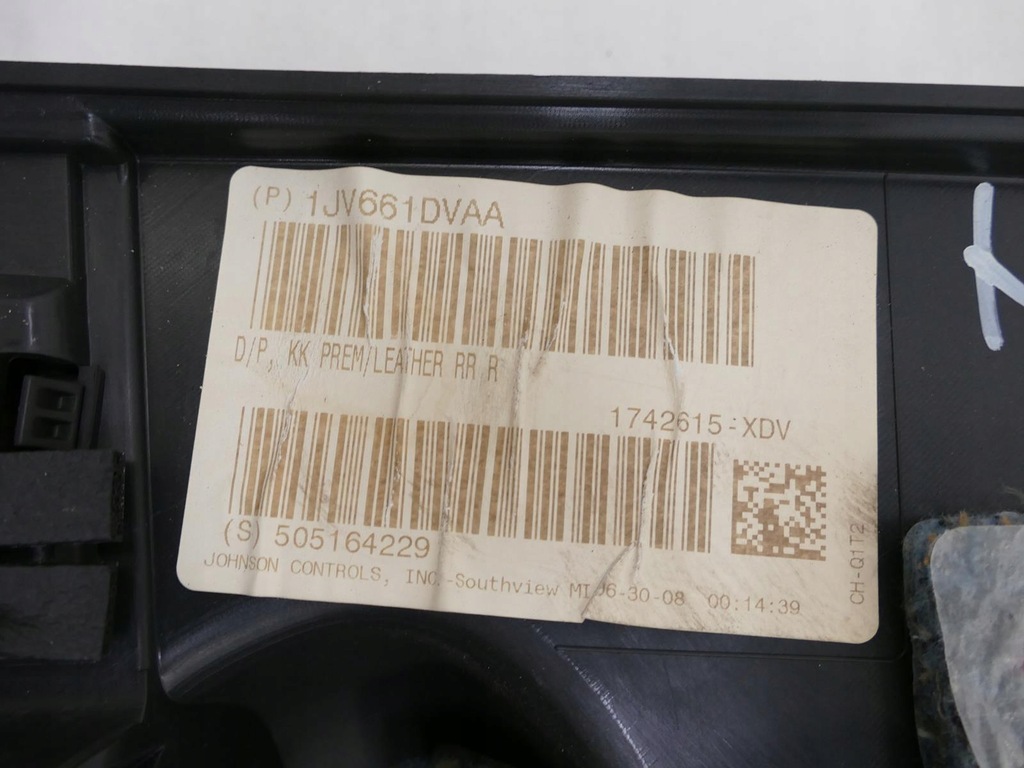 фото №6, Jeep cherokee kk обшивка двері оббивка правий задня