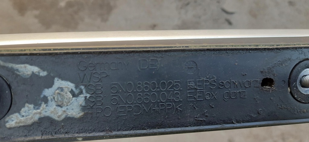 фото №8, Рейлинги кровельные tiguan i 5n0860025 5n0860026