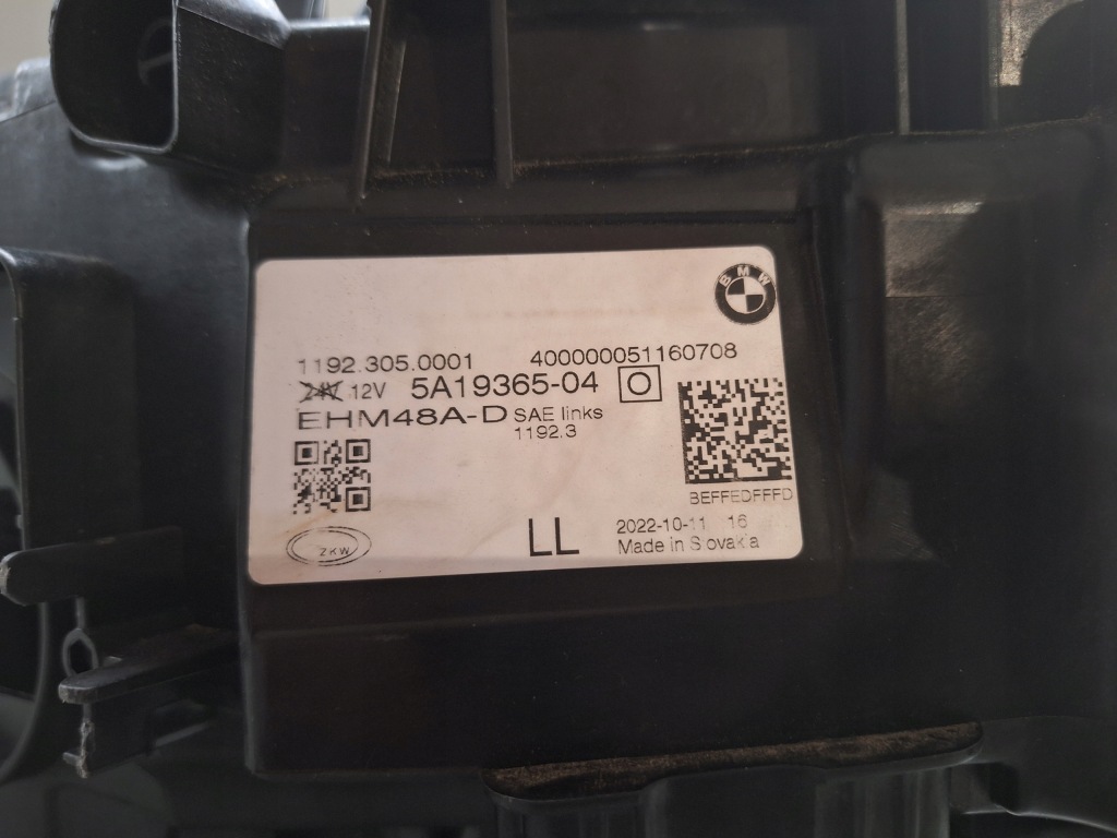 фото №12, Bmw 4 g22 2022 лампа led ліва передня фара перед usa 5a19365-04