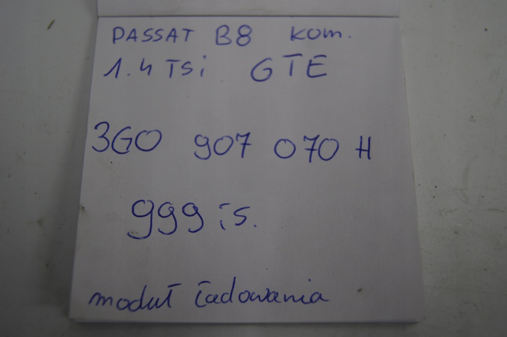 фото №10, Модуль заряджання passat b8 gte 1.4 tsi 3g0907070h блок керування потужності