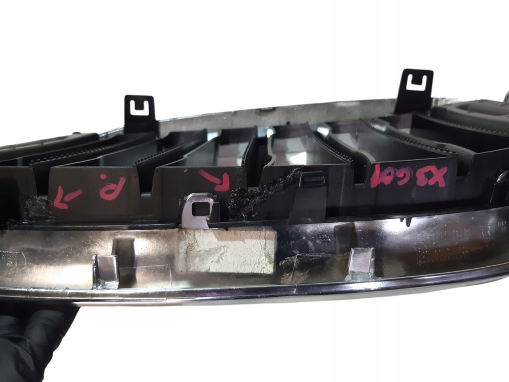 фото №12, Решётка радиатора решётка радиатора бампера перед правая bmw x3 g01 7469436 7478670