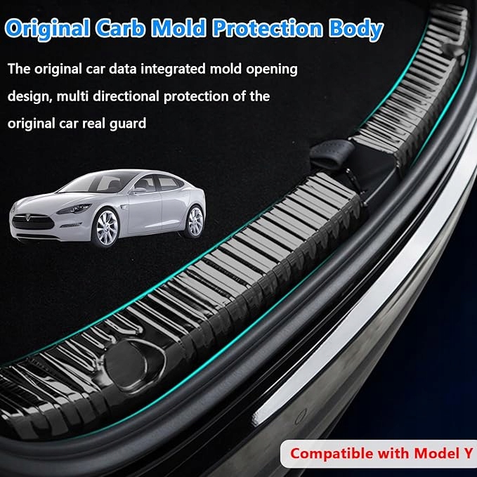 Багажник автомобильный защита порог для  tesla model y 2022 авто стопорное 1344 с Разборки