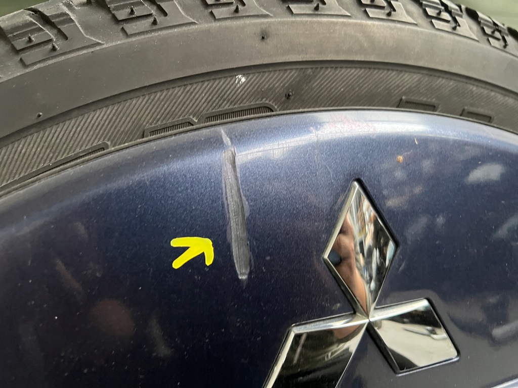 фото №10, Крышка багажника задняя задняя багажника с защита колеса запасного mitsubishi pajero iv