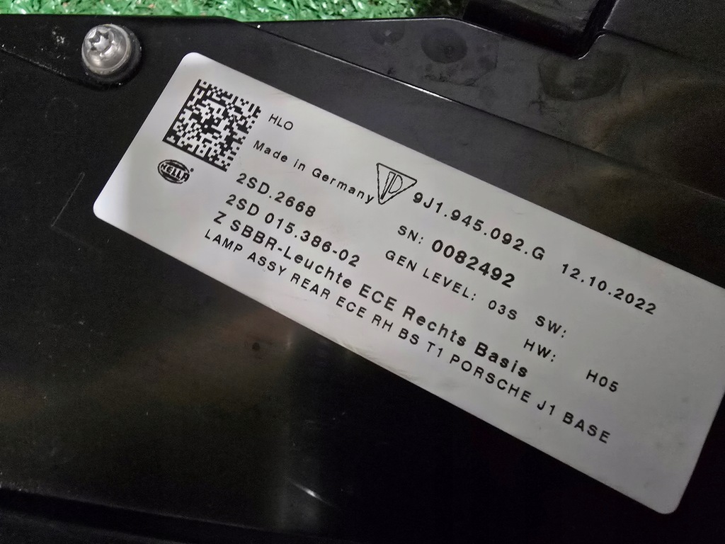 фото №8, Лампы задняя porsche taycan 9j1