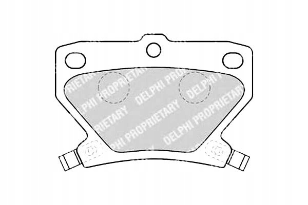 фото №1, Delphi тормозные колодки тормозные pontiac vibe toyota camry