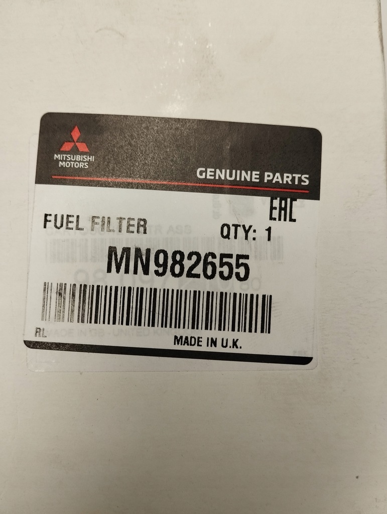 фото №1, Новий фільтр пального mitsubishi mn982655