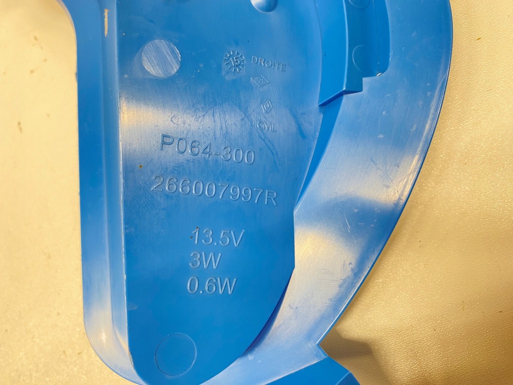 фото №7, Led drl renault оригинальный номер 266007997r