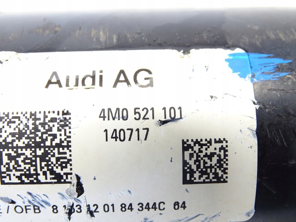 фото №7, Audi оригінальний номер 4m0521101 wał привідний, привід osi