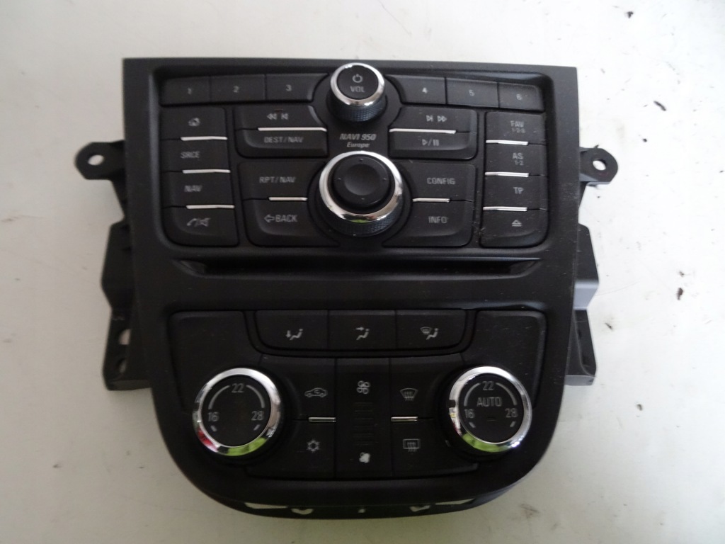 фото №1, Панель радіо навігації кондиціонера 95352486 opel mokka