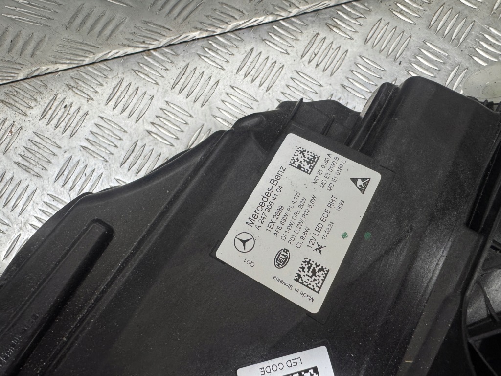 Фара ліве правий multibeam фара перед led mercedes gla 2 рестайлінг  w247 Недорого