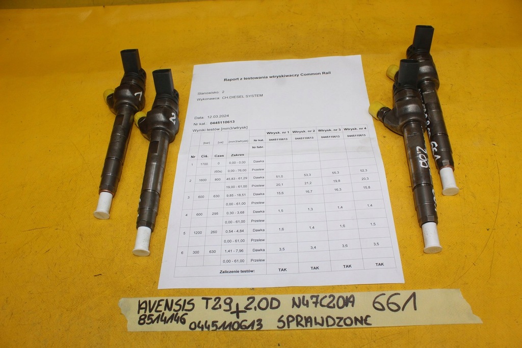 фото №9, Форсунка інжектор toyota bmw mini 2.0 d n47c20 8514146 0445110613