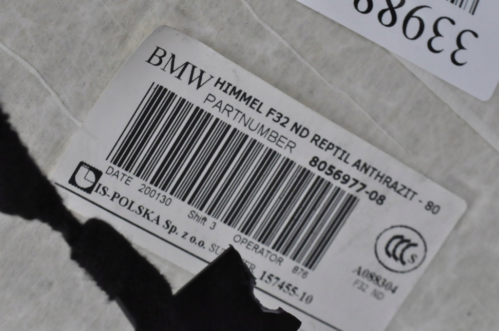 Bmw 4 f32 2019r czarna стеля дах 8056977 Недорого