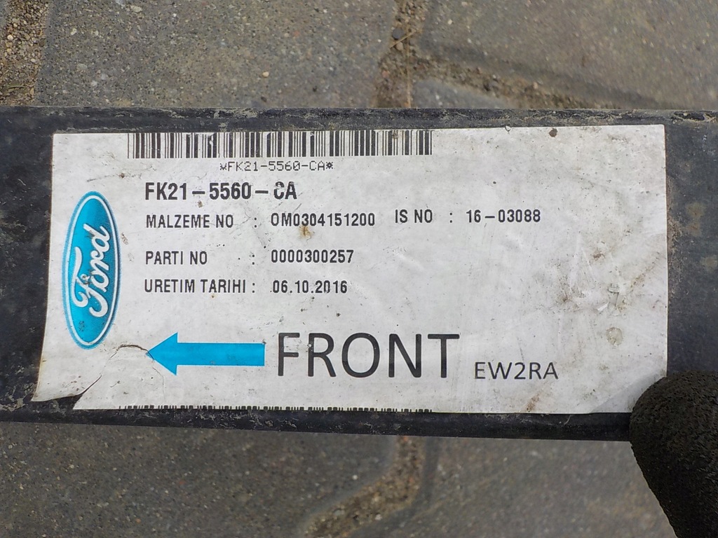 фото №6, Ресора ford transit custom fk21-5560-ca