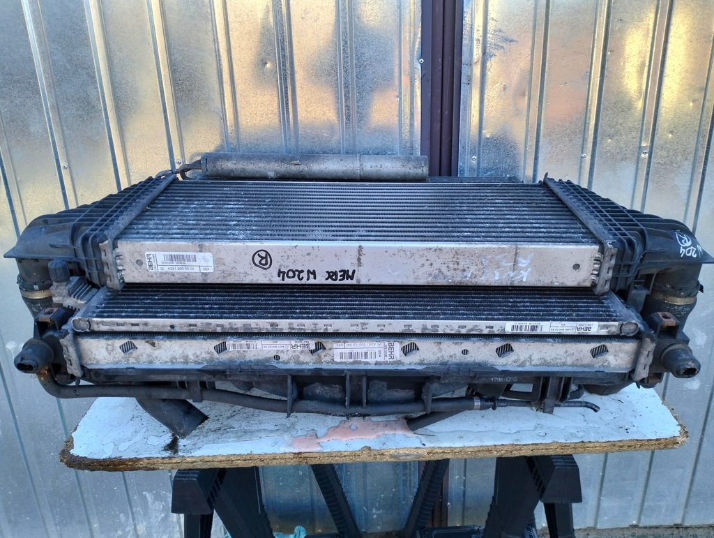 фото №8, Комплект радиатор mercedes r 251 w251 amg 3.0 cdi lata 2005-2010