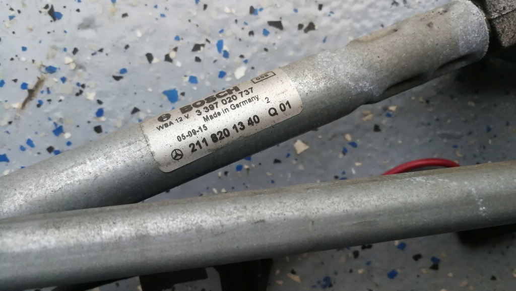 фото №10, Mercedes w211 двірник передня комплектна