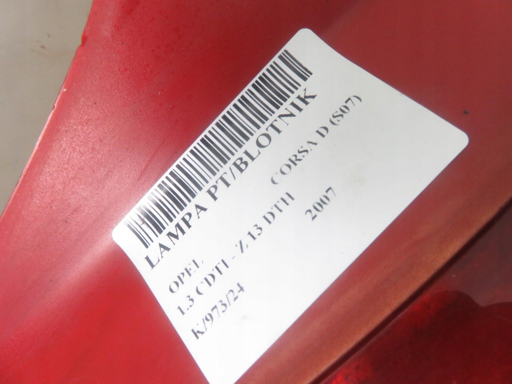 фото №6, Лампа права задня opel corsa d s07 89038961a