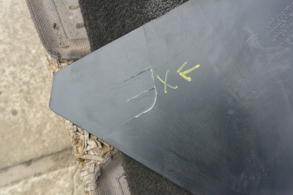 Накладка молдинг поріг права ліва tesla s 12-16 Зі Шроту